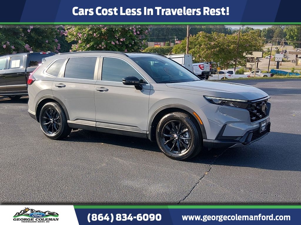 Urban Gray Pearl 2024 Honda CR-V Hybrid SUV / Crossover Front-Wheel Drive Continuously Variable Transmission