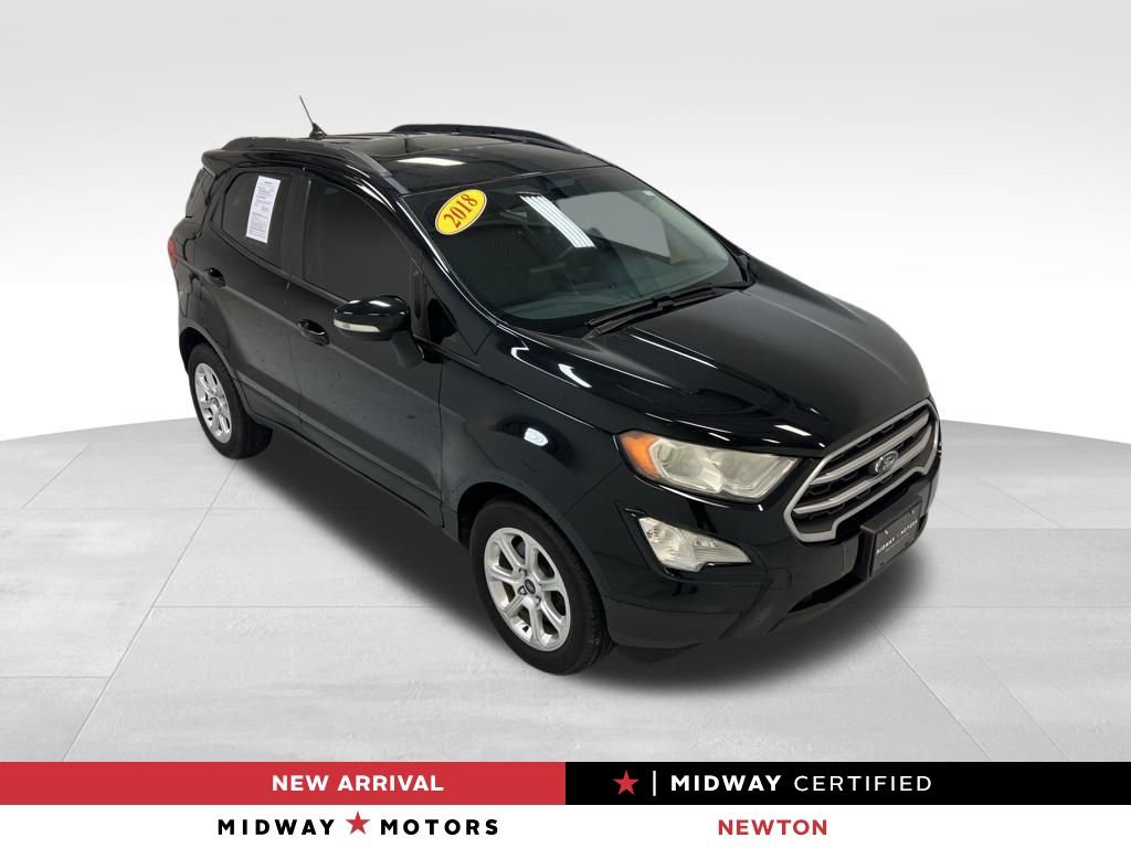 Shadow Black 2018 Ford EcoSport SE SUV / Crossover Front-Wheel Drive 6-Speed Automatic