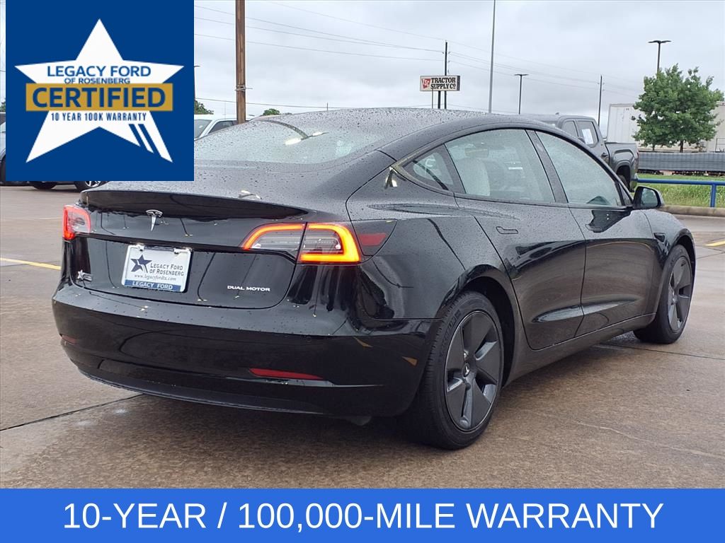 Used 2022 Tesla Model 3 Long Range with VIN 5YJ3E1EB4NF136607 for sale in Boerne, TX