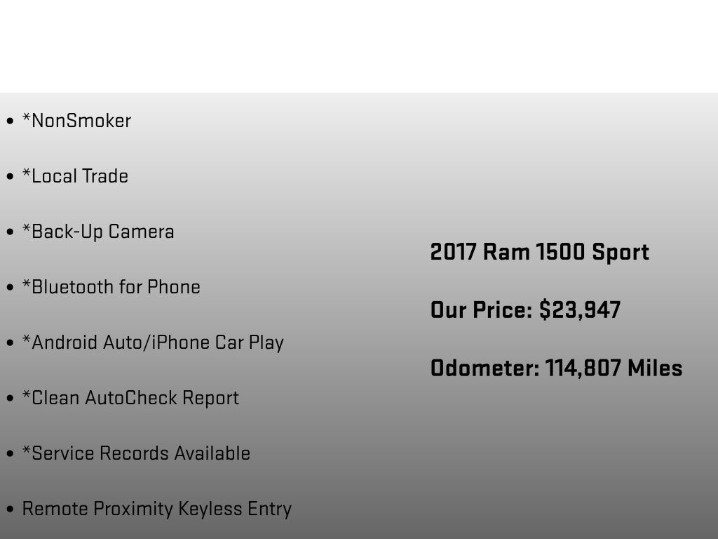 2017 Ram 1500 Sport Gray at Luther Ford
