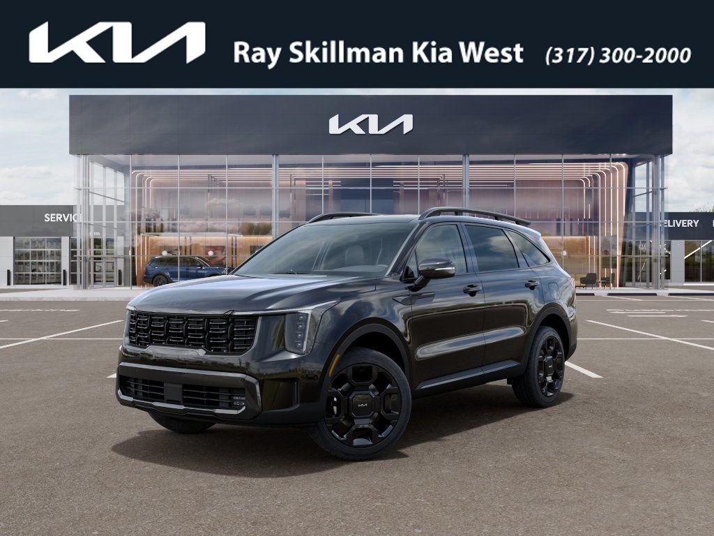 Ebony Black 2026 Kia Sorento X-Line EX AWD SUV / Crossover All-Wheel Drive 8-Speed Dual Clutch