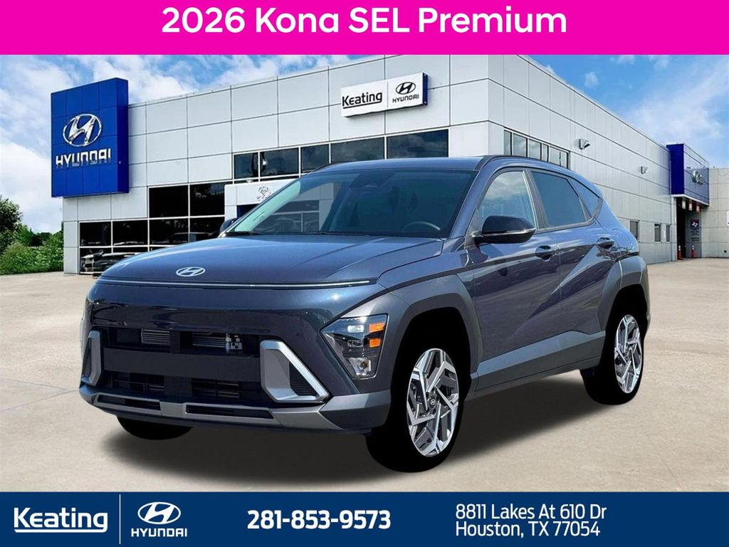 Blue 2026 Hyundai Kona SEL Premium FWD SUV / Crossover Front-Wheel Drive 8-Speed Automatic