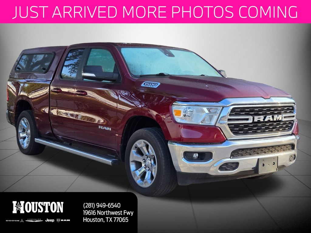 Delmonico Red Pearlcoat 2022 RAM 1500 Big Horn Quad Cab 4WD Pickup Truck Four-Wheel Drive 8-Speed Automatic