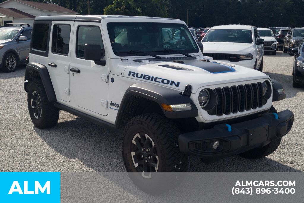 Used 2024 White Jeep Rubicon 4xe image 23