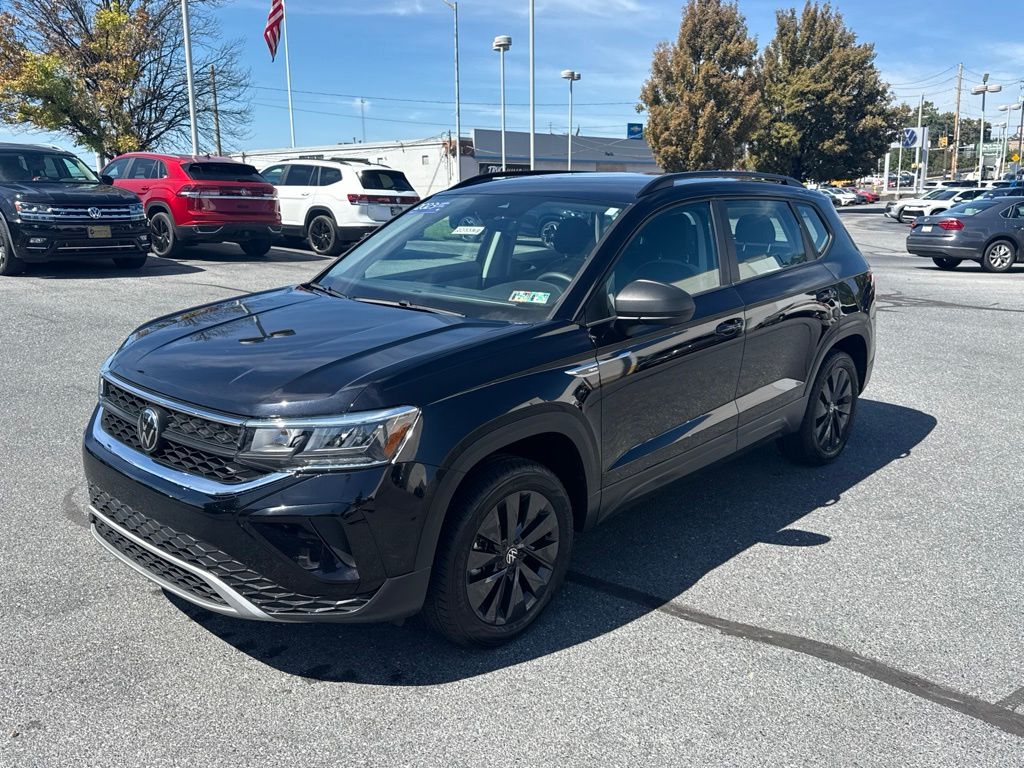 2023 Volkswagen Taos 1.5T S Black at Carlisle Cadillac Buick GMC