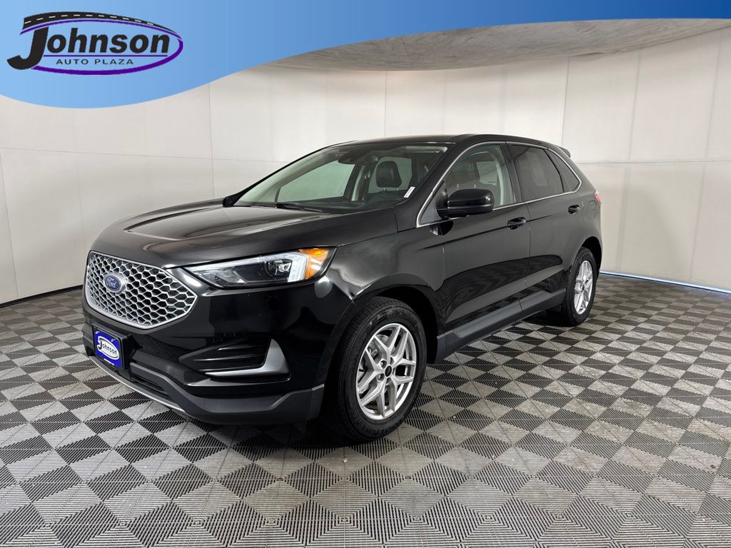 Black Metallic 2023 Ford Edge SUV / Crossover All-Wheel Drive 8-Speed Automatic