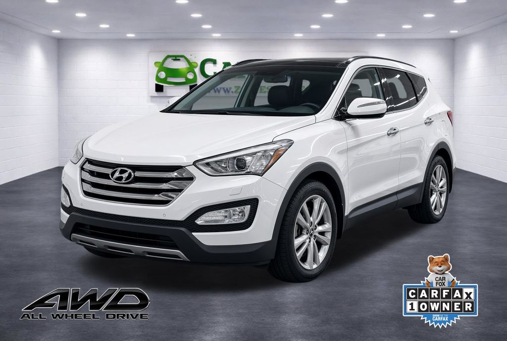 Frost White Pearl 2013 Hyundai Santa Fe Sport SUV / Crossover All-Wheel Drive 6-Speed Automatic Overdrive