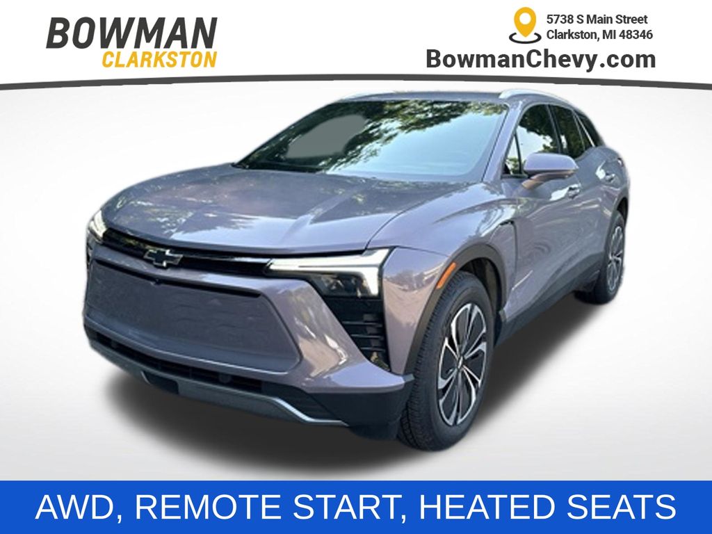 Galaxy Gray Metallic 2024 Chevrolet Blazer EV SUV / Crossover All-Wheel Drive 1-Speed Automatic