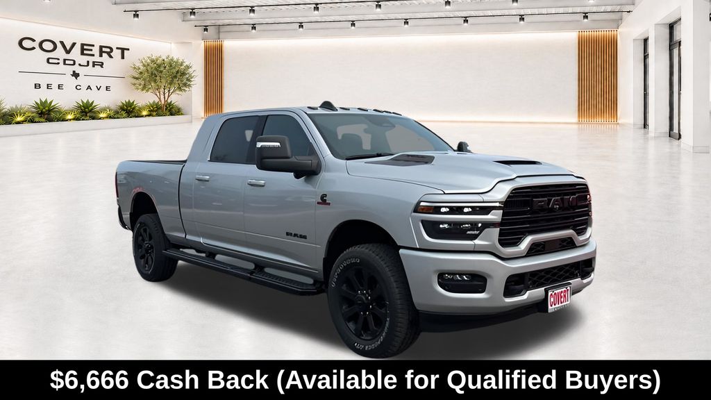 Silver 2026 RAM 2500 Pickup Truck Four-Wheel Drive 8-Speed Automatic