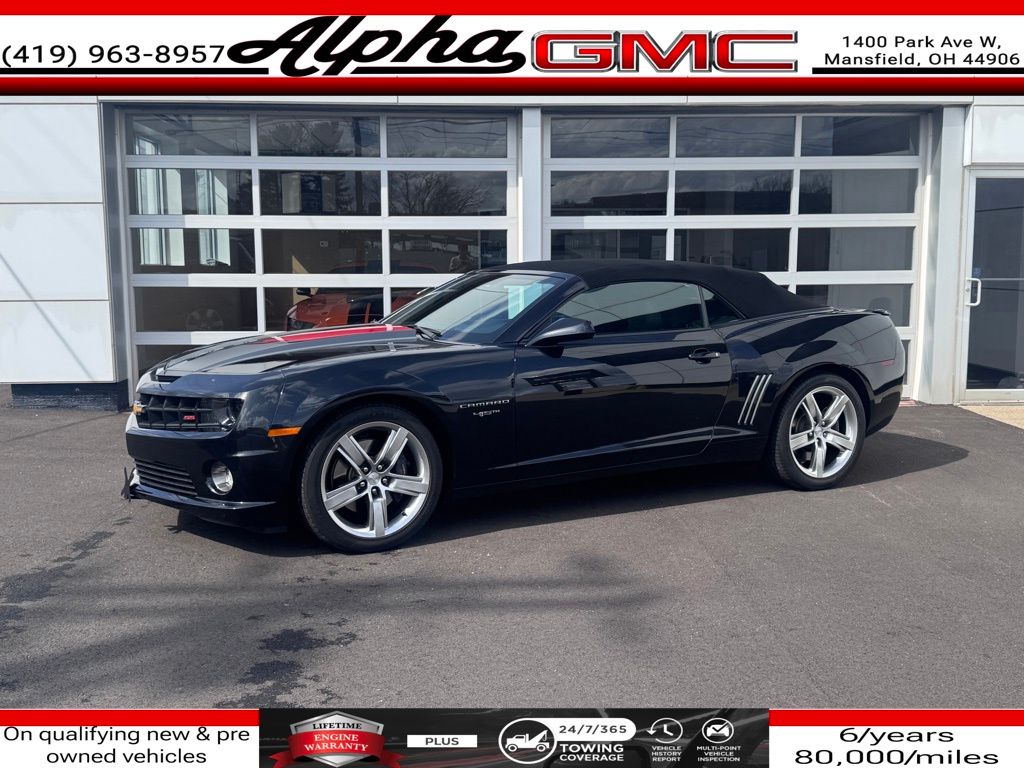 Black Granite Metallic 2012 Chevrolet Camaro 2SS Convertible RWD Convertible Rear-Wheel Drive 6-Speed Automatic