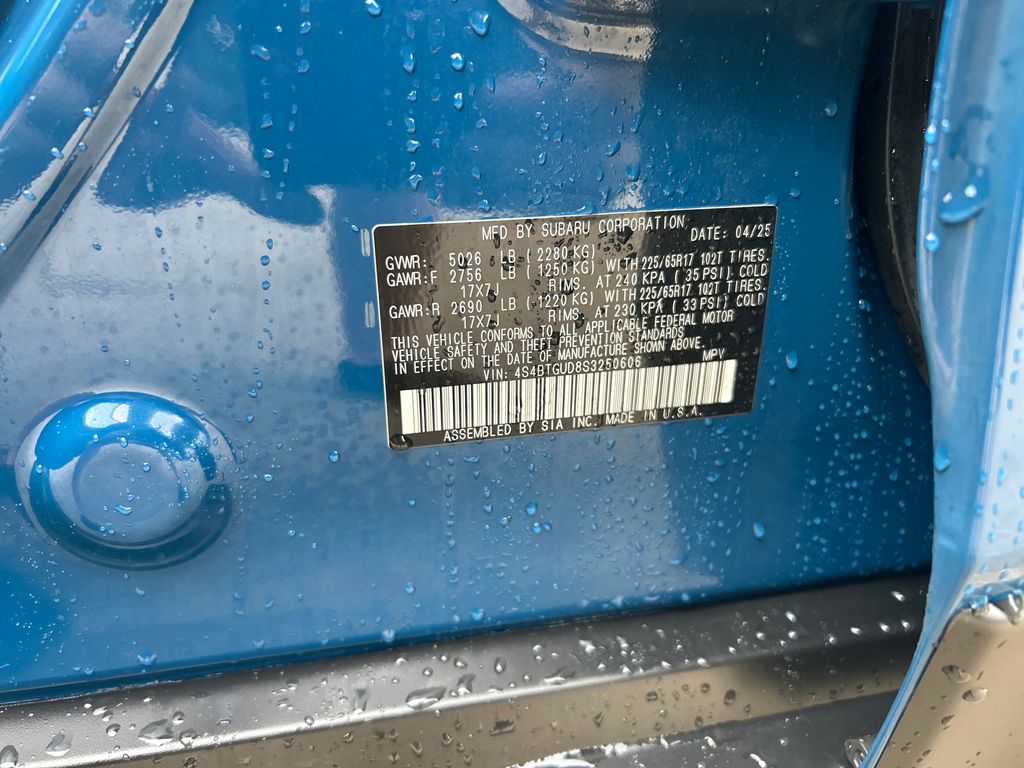 2025 Subaru Outback Wilderness Blue at Rafferty Subaru