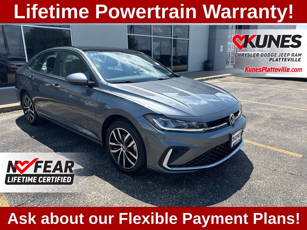 Silver 2025 Volkswagen Jetta Sedan Front-Wheel Drive 8-Speed Automatic