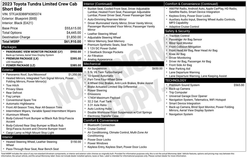 Used 2023 Toyota Tundra Truck