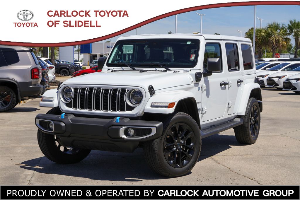 Bright White Clearcoat 2024 Jeep Wrangler 4xe Sahara 4WD SUV / Crossover Four-Wheel Drive 8-Speed Automatic