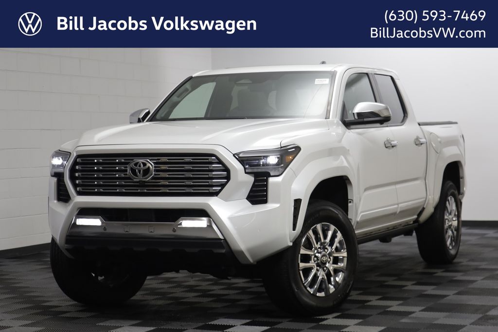 White (Wind Chill Pearl) 2025 Toyota Tacoma Pickup Truck Four-Wheel Drive 8-Speed Automatic