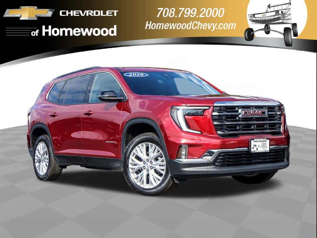 Volcanic Red Tintcoat 2026 GMC Acadia SUV / Crossover Front-Wheel Drive 8-Speed Automatic