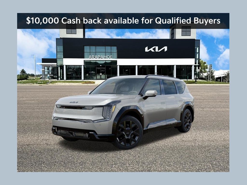 White (Ivory Silver) 2026 Kia EV9 SUV / Crossover All-Wheel Drive 1-Speed Automatic