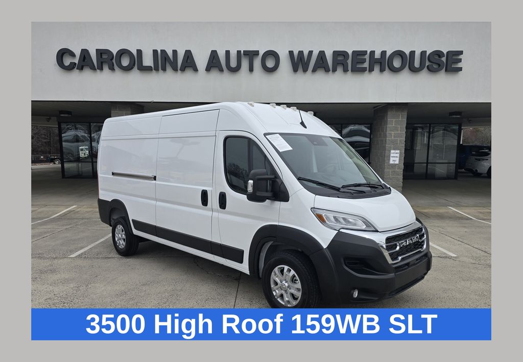 Bright White Clearcoat 2025 RAM ProMaster Van 9-Speed Automatic