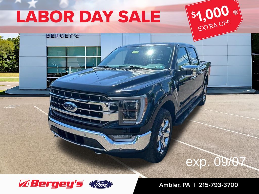 Black Metallic 2023 Ford F-150 Pickup Truck Four-Wheel Drive Automatic
