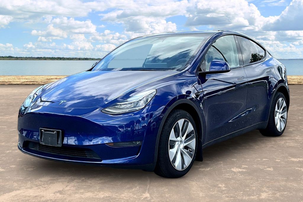 Blue 2023 Tesla Model Y SUV / Crossover All-Wheel Drive 1-Speed Automatic