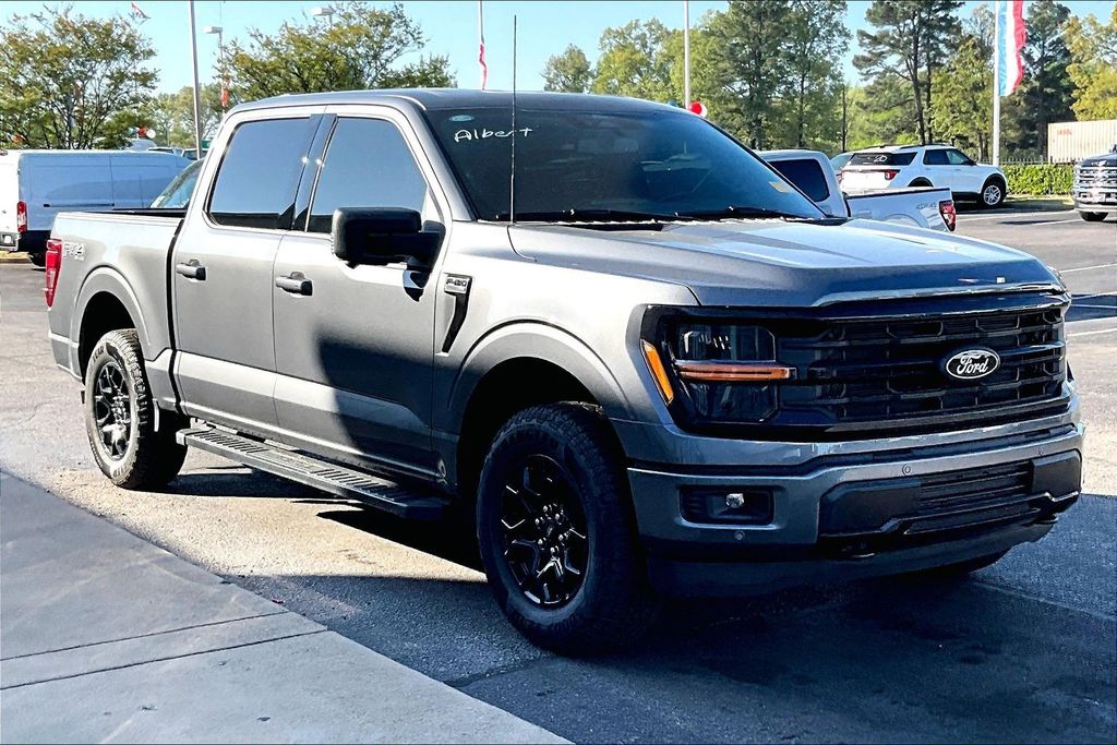 Carbonized Gray Metallic 2025 Ford F-150 XLT SuperCrew 4WD Pickup Truck Four-Wheel Drive Automatic