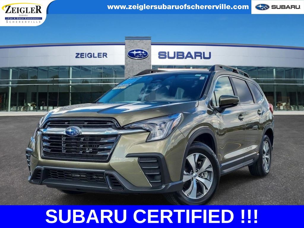 Green Metallic 2025 Subaru Ascent Premium 7-Passenger AWD SUV / Crossover All-Wheel Drive Continuously Variable Transmission