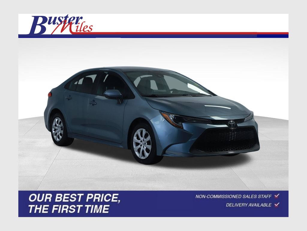 Celestite 2021 Toyota Corolla LE FWD Sedan Front-Wheel Drive Continuously Variable Transmission