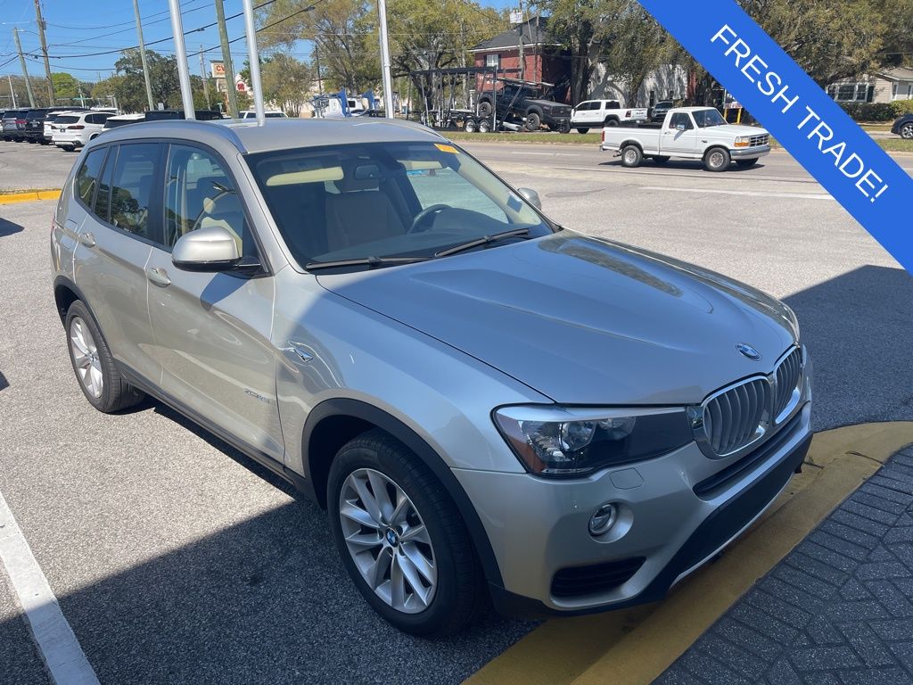 Mineral Silver Metallic 2015 BMW X3 sDrive28i RWD SUV / Crossover Rear-Wheel Drive 8-Speed Automatic