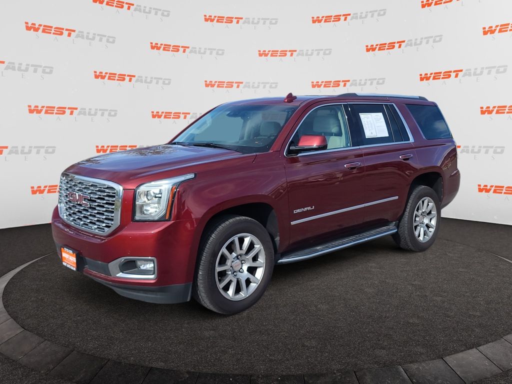 Crimson Red Tintcoat 2020 GMC Yukon Denali 4WD SUV / Crossover Four-Wheel Drive
