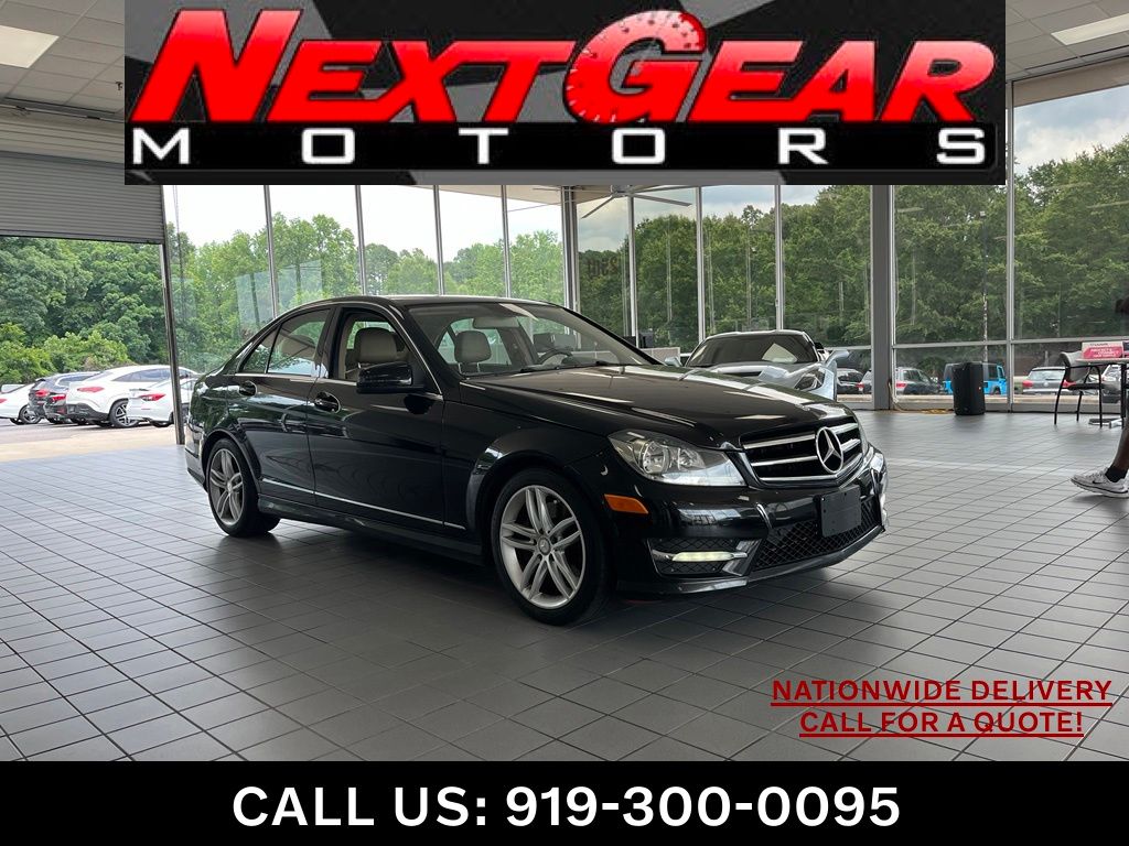 Black 2014 Mercedes-Benz C-Class Sedan  7-Speed Automatic