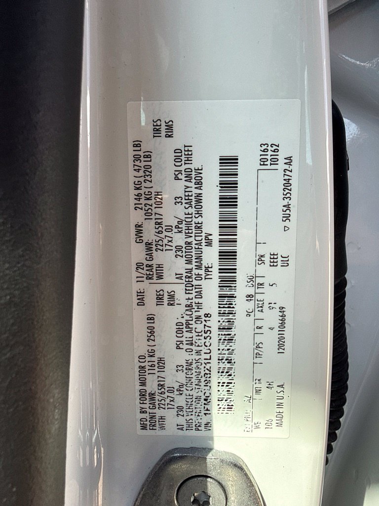 Used 2020 Ford Escape Hybrid SUV