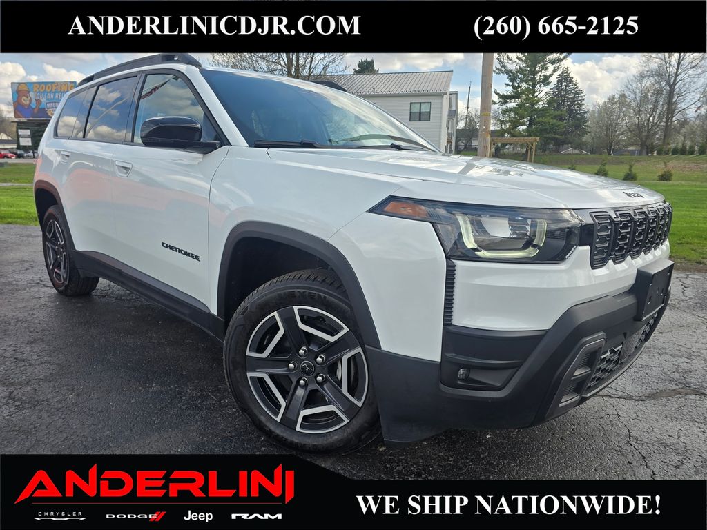 Bright White Clearcoat 2026 Jeep Cherokee Limited 4WD SUV / Crossover Four-Wheel Drive Continuously Variable Transmission