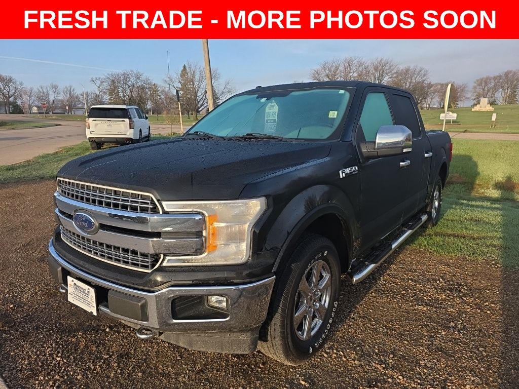 Shadow Black 2018 Ford F-150 Lariat SuperCrew 4WD Pickup Truck Four-Wheel Drive Automatic