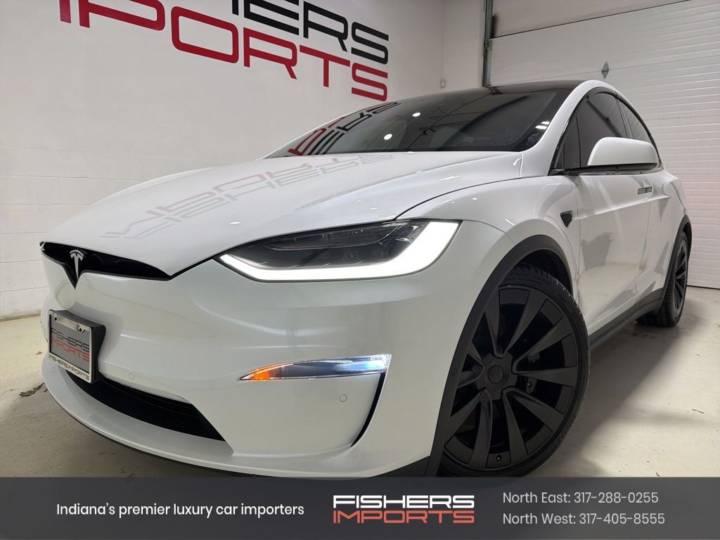 White 2022 Tesla Model X AWD SUV / Crossover All-Wheel Drive 1-Speed Automatic