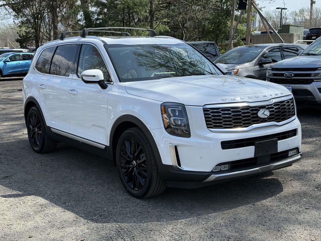 Snow White Pearl 2020 Kia Telluride SX AWD SUV / Crossover All-Wheel Drive 8-Speed Automatic