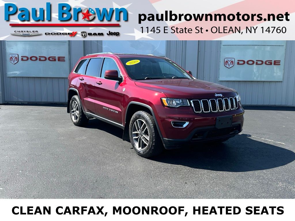 Velvet Red Pearlcoat 2020 Jeep Grand Cherokee Laredo 4WD SUV / Crossover Four-Wheel Drive 8-Speed Automatic