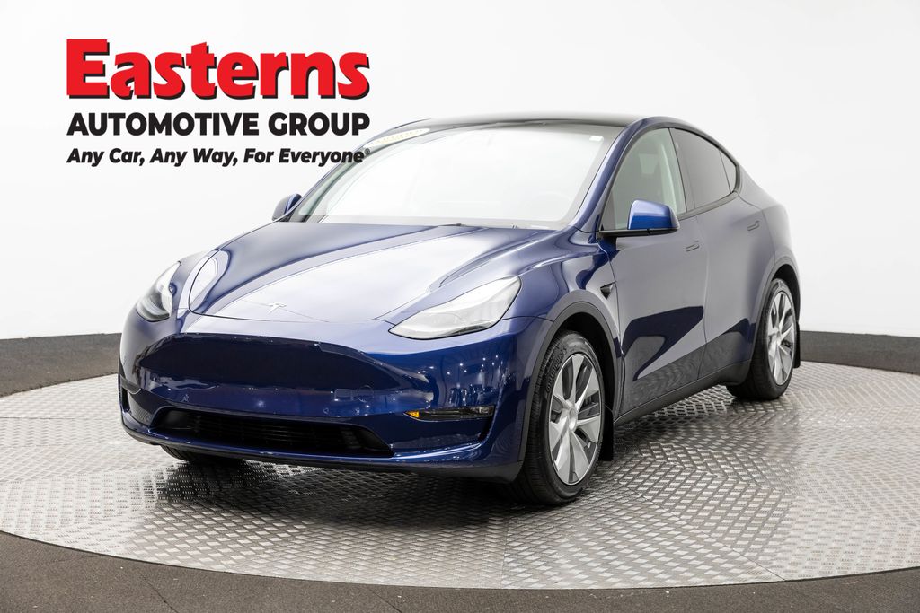 Blue 2021 Tesla Model Y Long Range AWD SUV / Crossover All-Wheel Drive 1-Speed Automatic