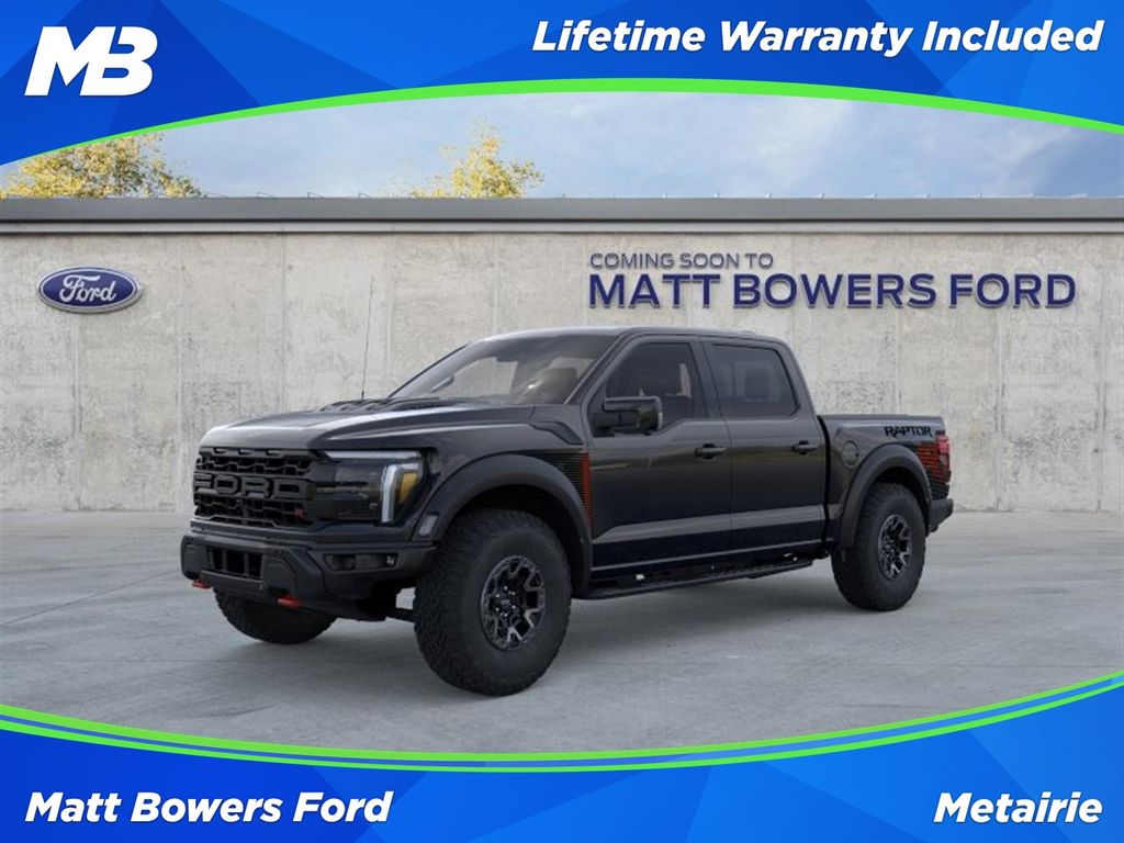 Agate Black Metallic 2026 Ford F-150 Raptor SuperCrew 4WD Pickup Truck Four-Wheel Drive Automatic
