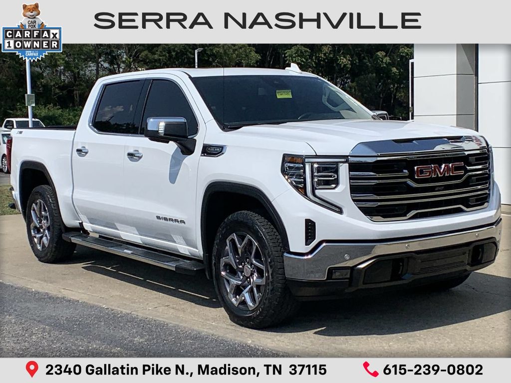 Summit White 2025 GMC Sierra 1500 Pickup Truck Four-Wheel Drive Automatic