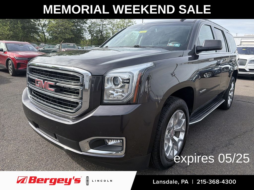 Gray (Iridium Metallic) 2018 GMC Yukon SLT Standard Edition 4WD SUV / Crossover Four-Wheel Drive 6-Speed Automatic Overdrive