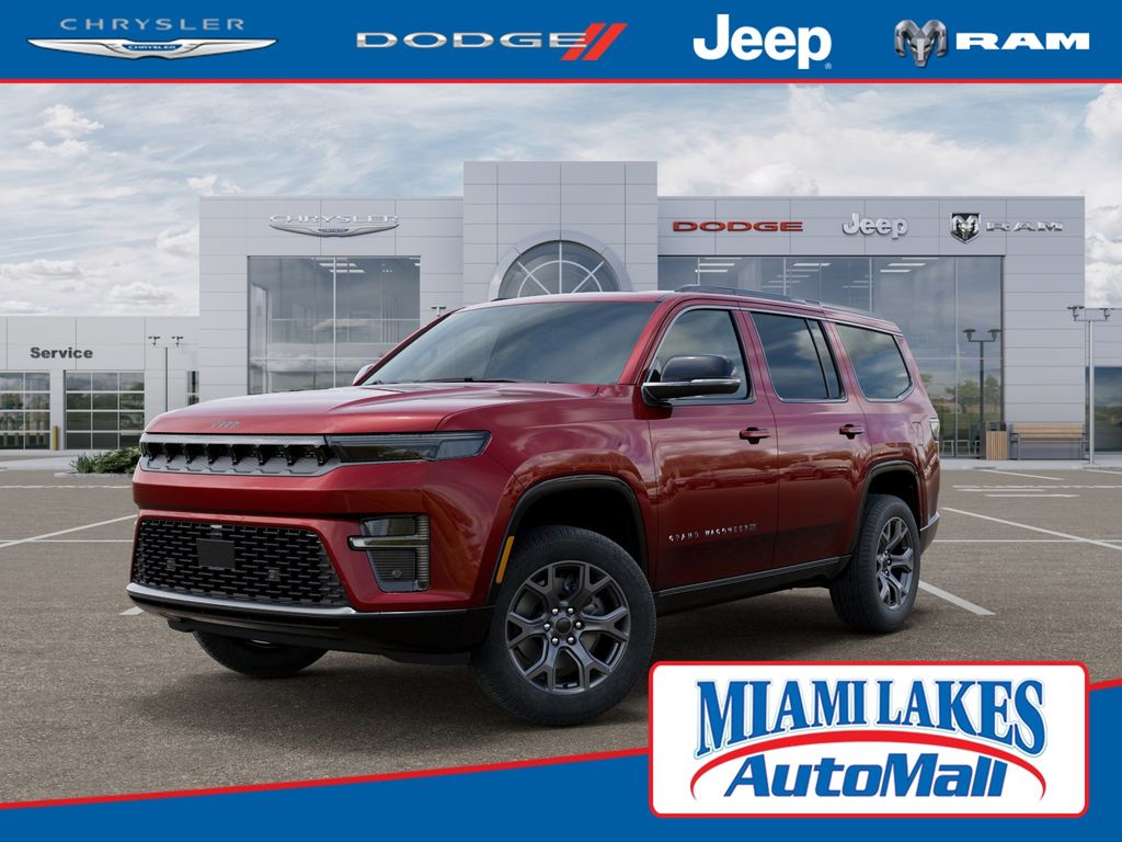 Velvet Red Pearlcoat 2026 Jeep Grand Wagoneer Limited Altitude 4WD SUV / Crossover Four-Wheel Drive 8-Speed Automatic