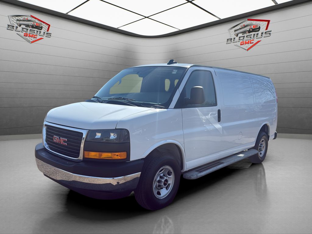 Summit White 2024 GMC Savana Cargo 2500 RWD Van Rear-Wheel Drive 8-Speed Automatic Overdrive