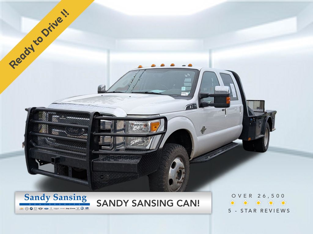 Oxford White 2015 Ford F-350 Super Duty Pickup Truck Four-Wheel Drive 6-Speed Automatic