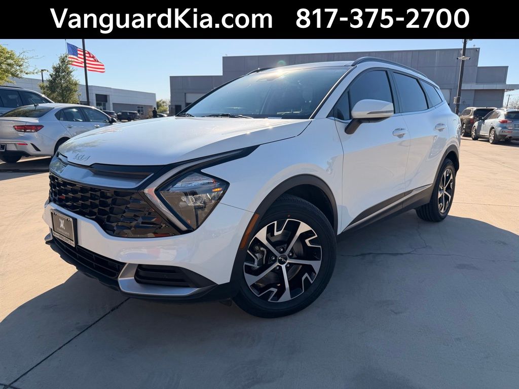 Snow White Pearl 2023 Kia Sportage Hybrid EX AWD SUV / Crossover All-Wheel Drive 6-Speed Automatic