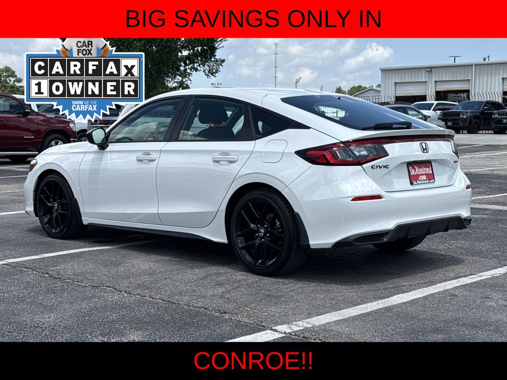 2025 Honda Civic Sport White at Community Toyota