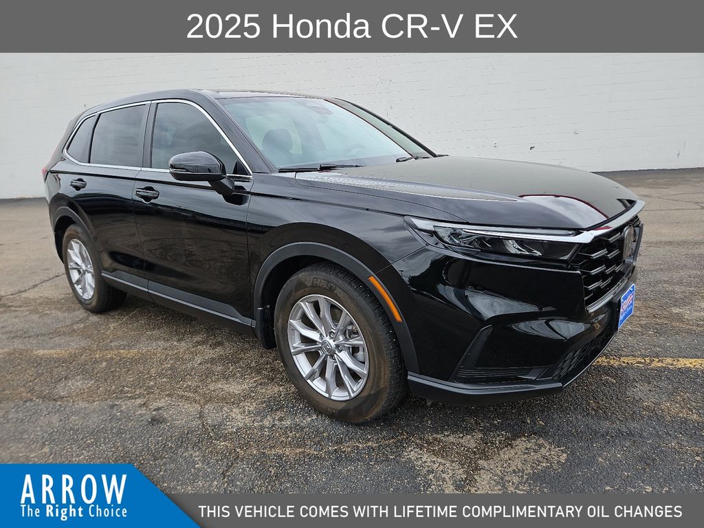 Crystal Black Pearl 2025 Honda CR-V SUV / Crossover Front-Wheel Drive Continuously Variable Transmission