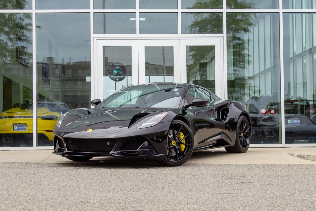 Black 2024 Lotus Emira Coupe Rear-Wheel Drive 6-Speed Manual