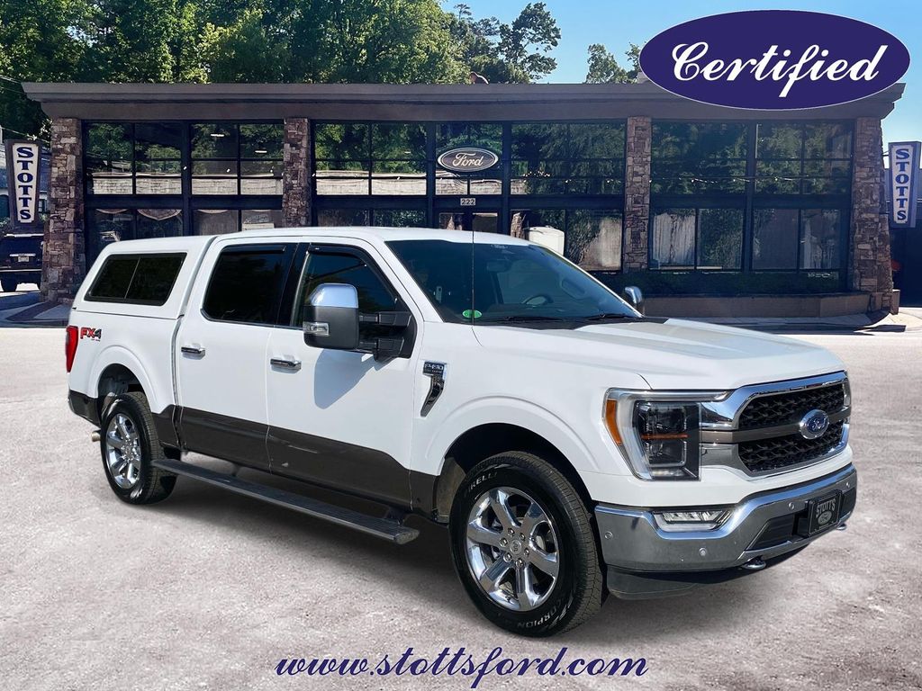 Star White Metallic Tri-Coat 2022 Ford F-150 King Ranch SuperCrew 4WD Pickup Truck Four-Wheel Drive Automatic