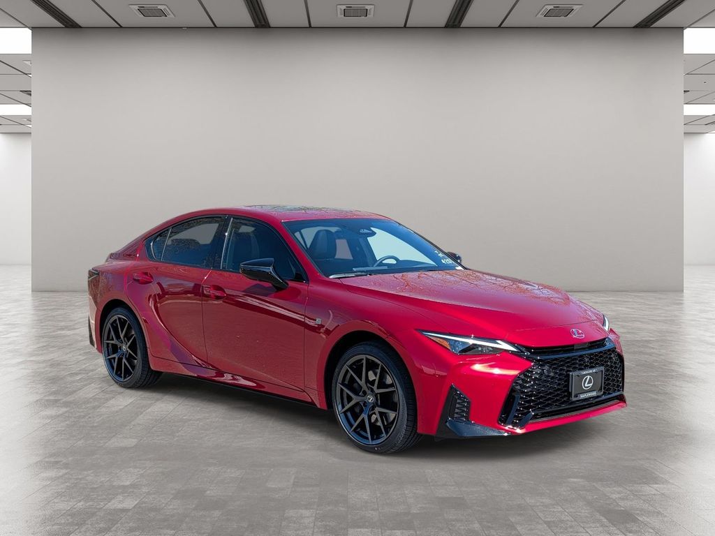 Infra Red 2026 Lexus IS 350 F Sport Design AWD Sedan All-Wheel Drive 6-Speed Automatic