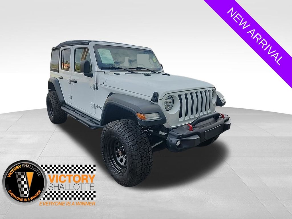 Bright White Clearcoat 2020 Jeep Wrangler Unlimited Sport S 4WD SUV / Crossover Four-Wheel Drive 6-Speed Manual